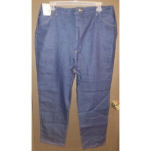 Lady Maverick Women's Elastic Waist Dark Blue Wash Jeans Size 22 1/2 Made in USA